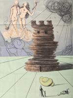 Salvador Dali SIMEON, OF THE TRIBES OF ISRAEL Tapestry, 69H - Sold for $3,200 on 05-16-2026 (Lot 335).jpg